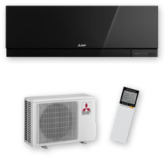 designer EF high wall heat pump