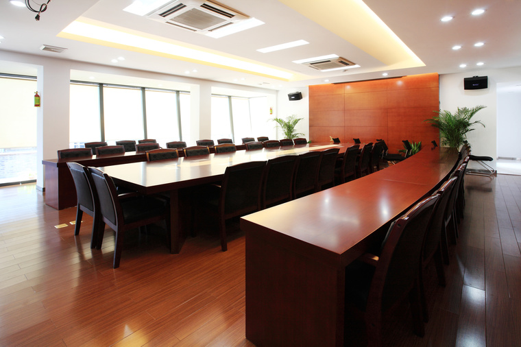 Modern city meeting room