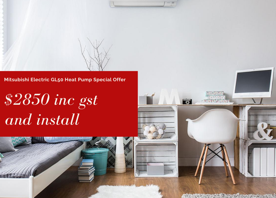 GL50 Super Energy Efficient High Wall Mounted Heat Pump – Special Offer