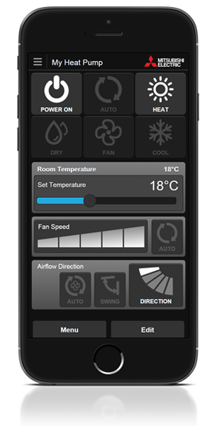Mitsubishi WiFi Control